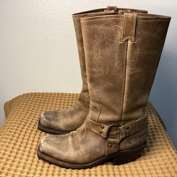 BCBGirls Shoes - BCBG Girls Harness Boots Women's Size 8.5 B Moto Square Toe Western USA